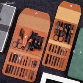 12 in 1 Nail Cutter Set, Stainless Steel Nail Clippers Manicure Kit with Large, Medium Clippers Rust-Resistant (Pack of 1)